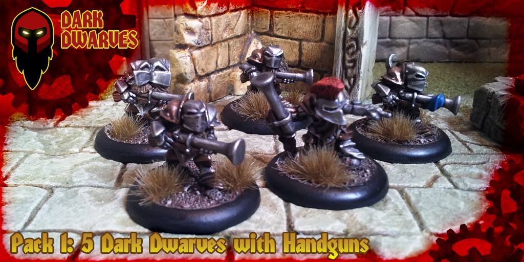 Dark Dwarves Pack 1 Handguners