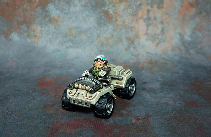 Digger Corps Quad Bike 2 (Trooper 2 Head Variants Included)