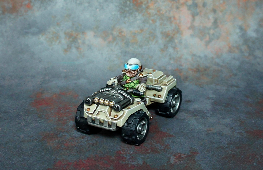 Digger Corps Quad Bike 2 (Trooper 2 Head Variants Included)