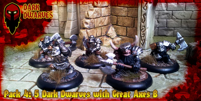 Dark Dwarves Pack 4 Greataxe V2
