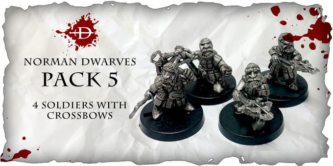 Norman Dwarves - Soldiers with Crossbows