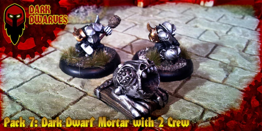 Dark Dwarves Pack 7 Mortar